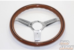 NARDI Classic Steering Wheel Wood Polished Spoke - 330mm