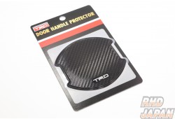 TRD Door Handle Protector Set - Black Carbon Pattern Small