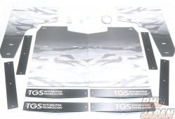 TGS Automotive Technology Mudflap Set Limited Edition White Camouflage - Delica D:5 CV1W CV2W CV4W CV5W