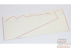 Mine's Sticker D Type Red - Medium