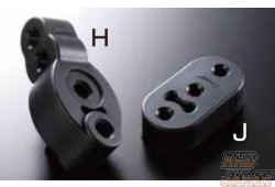 Juran Racing Strengthened Muffler Ring Bush Hangers Set - CY4A CX4A RALLIART