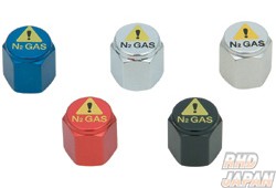 Kyo-Ei KICS N2 Gas Valve Cap Set - Silver