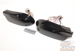 Car Shop GLOW Custom LED Tail Lights Smoked Version 1 Flowing Turn Signal - FD3S