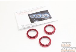 YR Advance Air Controller Adjuster Dial Set Red Anodized - Lancer Evolution X CZ4A