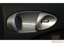 CURIOUS Door Inner Handle Silver Fiber Plain Weave - Z34