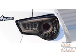 78 Works Fiber LED Tail Light Set Version 2 Smoke - BRZ ZC6 86 ZN6