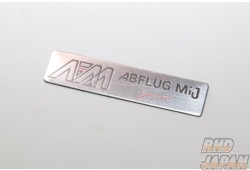 Abflug Mij Emblem Plate