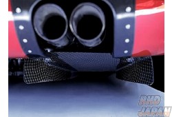 M-Tecnologia Rear Diffuser Large Type Carbon Fiber - F355