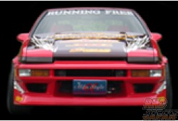 Run Free FRP Front Bumper Type I - AE86 Trueno
