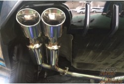 V-Vision Muffler Exhaust System Racing Version 117mm X 80mm X 4 Stainless Tail End Standard MidPipe - RB1 RB2