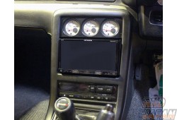 Garage Yoshida Three R 2 Din Kit FRP Unpainted - BNR32