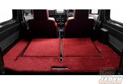 Wald Interiart Luggage Mat Dark Red Mat Red Trim - JB74W