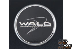 Wald Metal Hood Badge - B Type 55mm Chrome & Black
