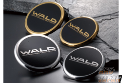 Wald Metal Hood Badge - A Type 55mm Gold & Black