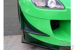 Uras Front Bumper Canard Set FRP Type GT - FD3S