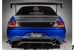 Hurtling Varis Solid Joker EVO IX Wide Body Kit Option Parts Muffler Heat Shield Carbon Fiber - CT9A 