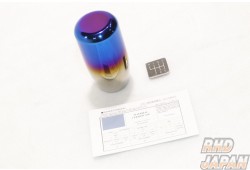 Digicam Adjustable Titanium Shift Knob Type-R - M12x1.5 6-Speed Reverse Left