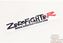 Zero Fighter Auto Custom Logo Sticker 300X52mm - Black Red