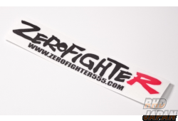 Zero Fighter Auto Custom Logo Sticker 600X110mm - Black Red