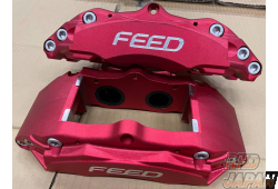 Fujita Engineering FEED Brake Caliper Kit Alumite Black Front - FD3S