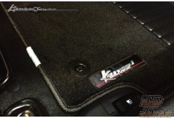 Kansai Service Floor Mat Set Front Set Blue Stitch - Civic Type-R FD2