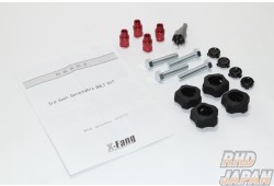 TGS Automotive Technology 3rd Seat Detachable Bolt Kit Red - Delica D:5 CV1W CV2W CV4W CV5W