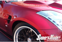Super Made Instant Gentleman Type Overfender Front Fender Set - Fairlady Z Z33