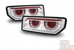Crystal Eye Vulcan Fiber LED Tail Set Clear - Jimny JB64W Jimny Sierra JB74W