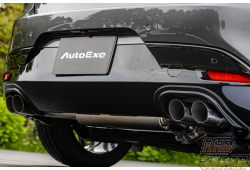 AutoExe Sports Muffler Exhaust System Muffler Garnish Set - Mazda3 Fastback BP Series