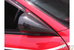 L'aunsport GR-A Carbon Aero Mirror Set - Lancer Evolution IV / V CN9A VI CP9A