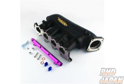 Nagahori Racing Large Capacity Surge Tank Set Black - Lancer Evolution CN9A CP9A CT9A