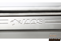 JAOS Skid Bar Front Polished Bar Stainless Blast Plate - Land Cruiser 300 GR Sport