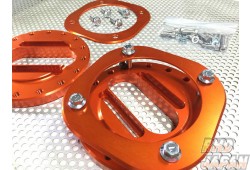 Super Now Multi Angle Upper Seat Reinforcement Plate Black - RX-7 FC3S