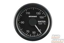 Pivot GT Gauge 52 Water Temperature Meter - Sensor Type White Illumination