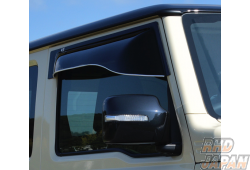 Zoo Project OX Visor Blacky-X Visor Set Front - Jimny JB64W Jimny Sierra JB74W