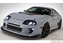 Hurtling Varis Solid Joker Front Bumper Replacement Lip Carbon Fiber - Supra JZA80