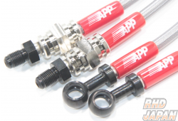 APP Brake Line System Steel Fittings 6 Hose - Jimny JB64W