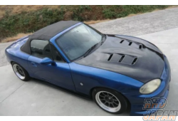 Toyoshima Craft Cooling Bonnet Carbon Fiber All Options - Roadster NB6C NB8C