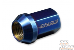 J's Racing Titanium Lug Nut Set Through Type 17 Hex - 16pcs M12xP1.5