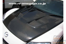 RE-Amemiya AD Hood Bonnet FRP - RX-8 SE3P