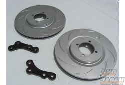 Parts Assist M.speed 300mm Brake Rotor & Adapter Set for R32 Type M Caliper  - Hakosuka GC10