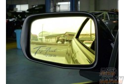 Zero-1000 Top Fuel Original Hydrophilic Mirror Set With Logo - Blue