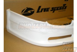 LIVE SPORTS Front Lip Spoiler Type B Black Primer Gel Coat - EP91 Zenki