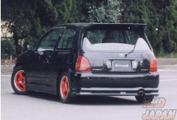 Live Sports Rear Under Spoiler Black Gel Cat - EP91 Glanza Turbo