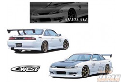 C-West PFRP Full Aero Body Kit - Kouki S14