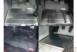 Okuyama Dash Heel Adjust Plate Driver Floor Panel - FD3S