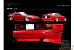 Sexy Style Rear Bumper Spoiler FC3S