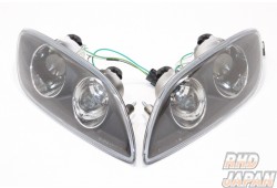 Uras Front Combination Lamps - Black FD3S