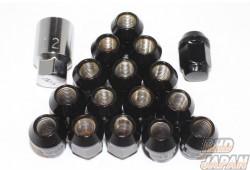 Mugen Wheel Nut and Lock Set 4H Black