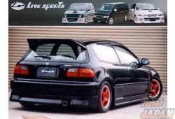 Live Sports Rear Wing Black Gel - EG6